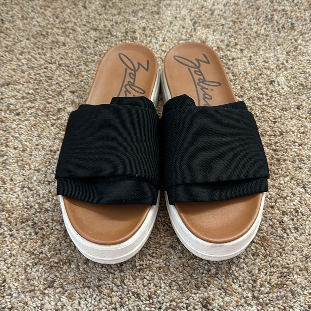 Black Zodiac slides, sz 10 - Picture 5 of 5